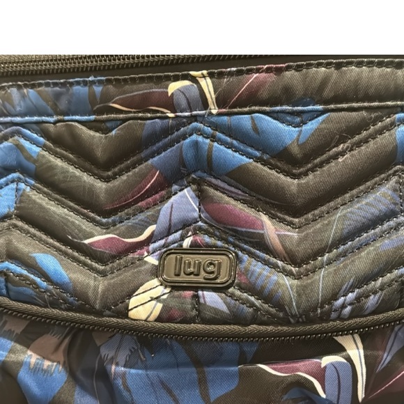 EUC LUG Mambo blue leaf crossbody bag - Picture 5 of 13